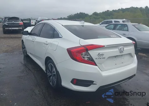 2018 Honda Civic Ex-L from USA, damaged, VIN JHMFC1F79JX013672